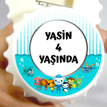 Octonauts Temalı Kapak Şekilli Magnet Açacak