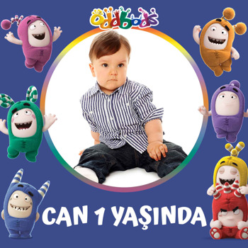 Oddbods Temalı Kare Parti Afiş