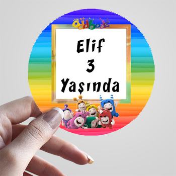 Oddbods Temalı Sticker