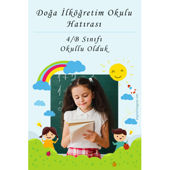 Okula Başlıyorum Temalı Magnet