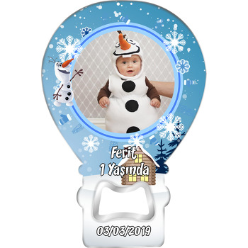 Olaf Frozen Temalı Balon Magnet Açacak