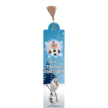 Olaf Frozen Temalı Kitap Ayracı