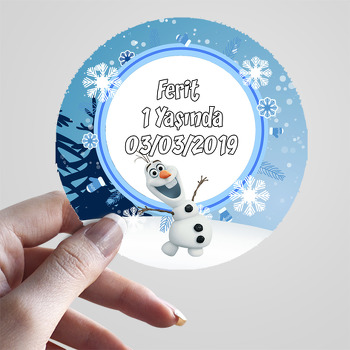 Olaf Frozen Temalı Sticker