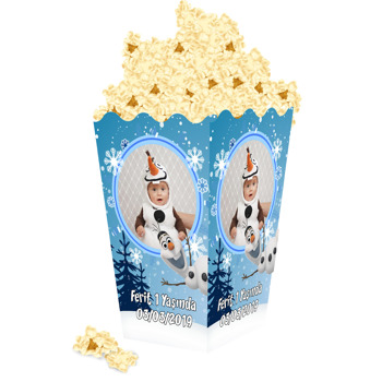 Olaf Temalı Popcorn Kutusu