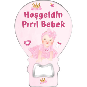 Öpücük Atan Bebek Temalı Balon Magnet Açacak