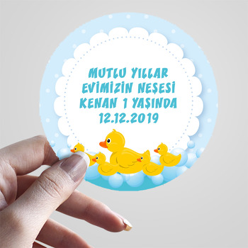 Ördek Temalı Sticker