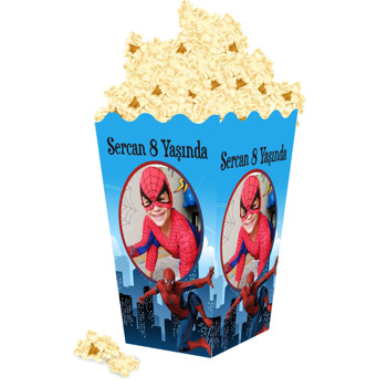 Örümcek Adam Temalı Popcorn Kutusu