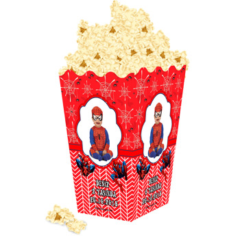 Örümcek Adam Temalı Popcorn Kutusu