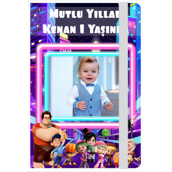 Oyunbozan Ralph Temalı Doğum Günü Kişiye Anı Özel Defter