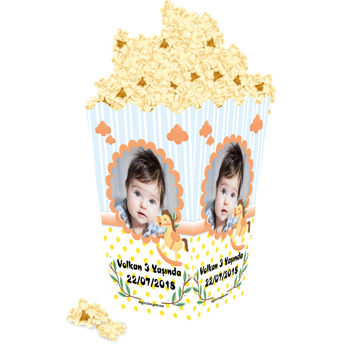 Oyuncak At Temalı Temalı Popcorn Kutusu