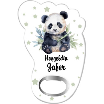 Panda ile Bambu Temalı Ayak İzi Magnet Açacak