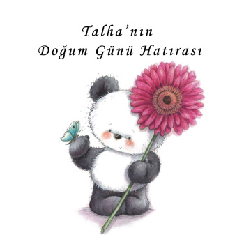 Panda Temalı Sticker