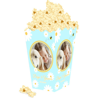 Papatyalar Temalı Popcorn Kutusu