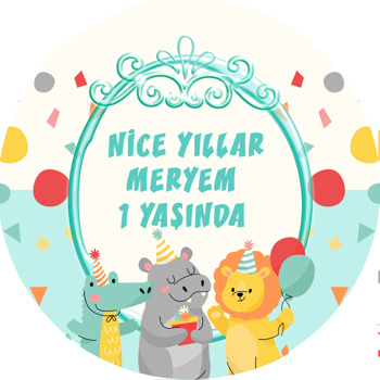 Parti Temalı Sticker