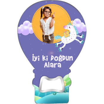 Patenli Unicorn Temalı Balon Magnet Açacak