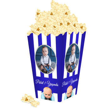 Patron Bebek Film Şeridi Temalı Popcorn Kutusu