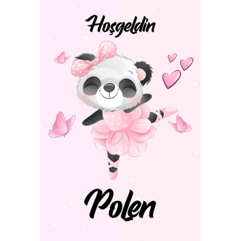 Pembe Balerin Panda Temalı Doğum Günü Afiş