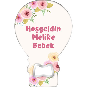 Pembe Gelincik Temalı Balon Magnet Açacak