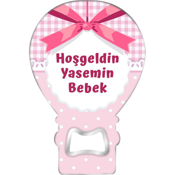 Pembe Kurdele ile Pötikare Fon Temalı Balon Magnet Açacak