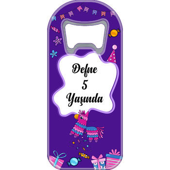 Pembe Pinyata ile Mor Fon Temalı Uzun Magnet Açacak