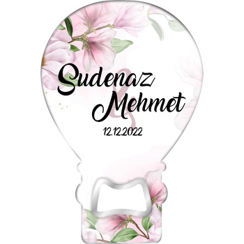 Pembe Soft Zakkum Temalı Balon Magnet Açacak