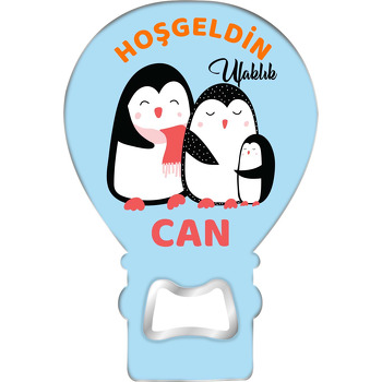 Penguen Ailesi ile Hoşgeldin Temalı Balon Magnet Açacak