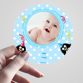 Penguen Temalı Sticker 01