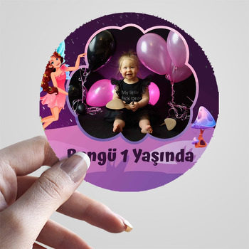 Peri Kızı Temalı Sticker