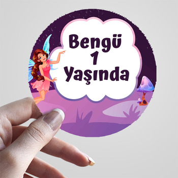 Peri Kızı Temalı Sticker