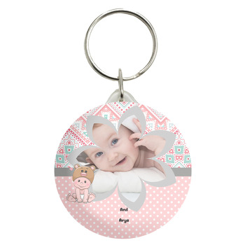 Pink Baby Temalı Hoşgeldin Bebek Anahtarlık