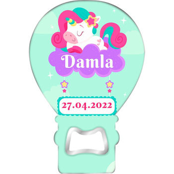 Pinkie Unicorn Temalı Balon Magnet Açacak