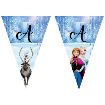 Prenses Elsa Temalı Parti Banner