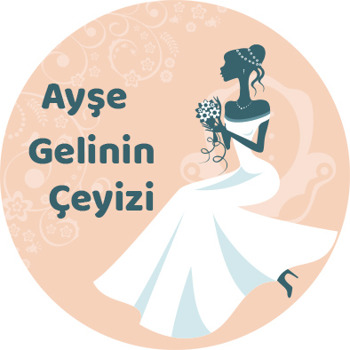 Prenses Gelin Temalı Sticker