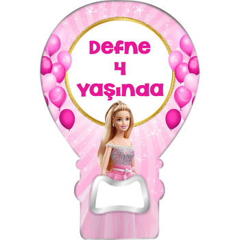 Prenses ile Pembe Balonlar Temalı Balon Magnet Açacak