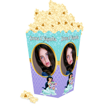 Prenses Yasemin Temalı Popcorn Kutusu