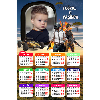 Pubg Temalı Takvim Magnet