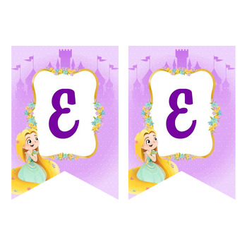 Rapunzel Temalı Flama Banner