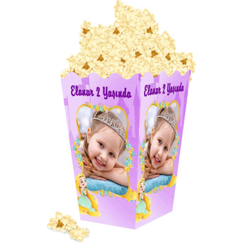 Rapunzel Temalı Popcorn Kutusu