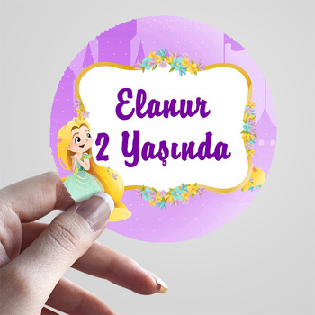 Rapunzel Temalı Sticker