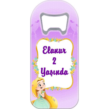 Rapunzel Temalı Uzun Magnet Açacak