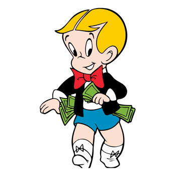 Richie Rich Temalı Masa Önü Ayaklı Dekor