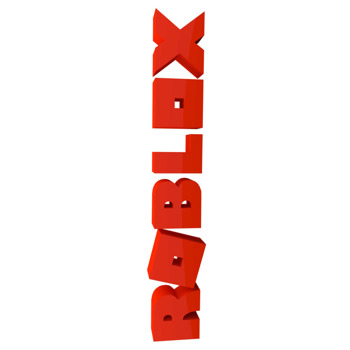 Roblox Logo Temalı Masa Önü Ayaklı Dekor