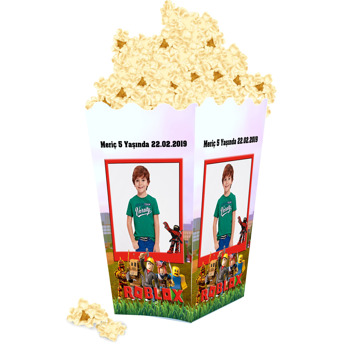 Roblox Temalı Popcorn Kutusu