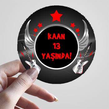 Rockstar Temalı Sticker