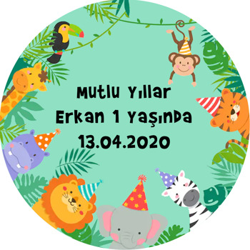 Safari 2 Temalı Sticker