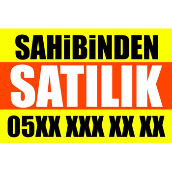 Sahibinden Satılık Emlak Afiş