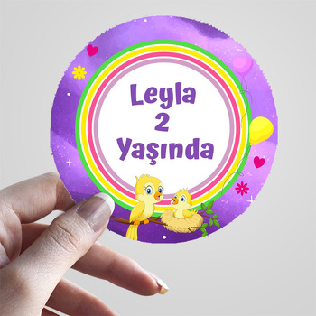 Sarı Kanarya Temalı Sticker