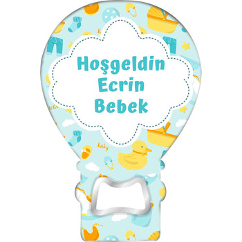 Sarı Ördek ve Bebek Oyuncakları Fon Temalı Balon Magnet Açacak