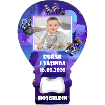 Scrat Uzayda Temalı Resimli Balon Magnet Açacak