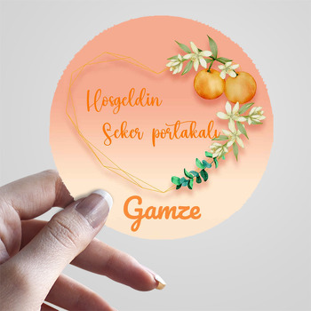 Şeker Portakalım Temalı Sticker